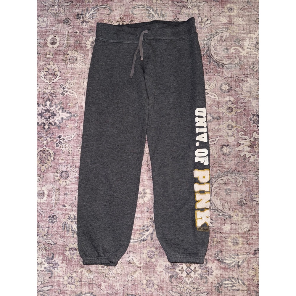 Vintage Y2K Victoria's‎ Secret PINK Sweatpants 2000's Univ of Pink Joggers XS